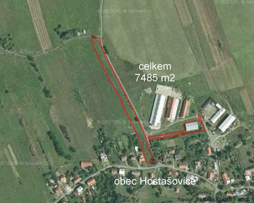 Sklad a pozemky v Hostašovicích Sklad a pozemky v Hostašovicích