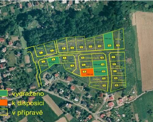 Pozemek pro výstavbu RD v Brušperku - parc. č. 1960/17