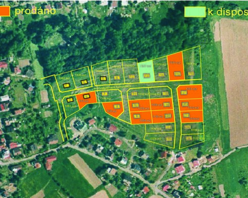 Pozemek (č. 13) určený pro výstavbu RD v Brušperku - parc. č. 1960/21 Pozemek (č. 13) určený pro výstavbu RD v Brušperku - parc. č. 1960/21