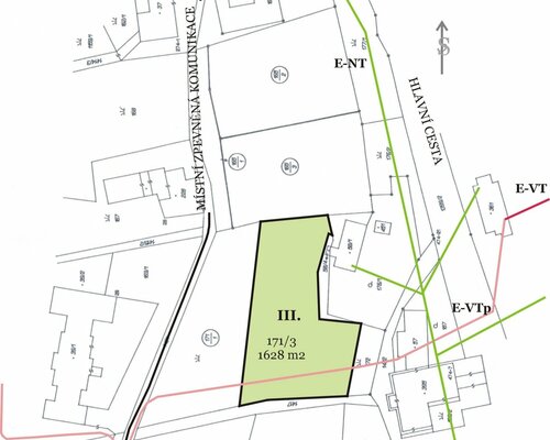 Pozemek o výměře 1.628 m2, k.ú Malá Morávka - Jeseníky - p.č. 171/3