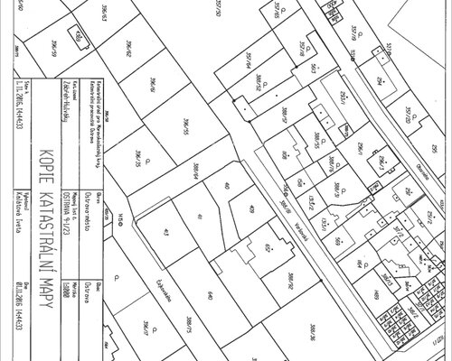 poř. č. 24 - pozemek parc. č. St. 410, k.ú. Zábřeh - Hulváky poř. č. 24 - pozemek parc. č. St. 410, k.ú. Zábřeh - Hulváky