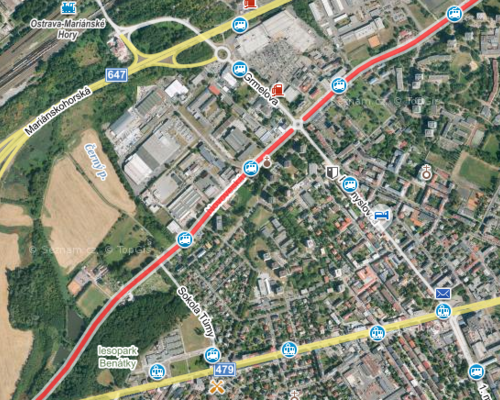 Pronájem bytu 3+1 s terasou, Ostrava - Mariánské Hory Pronájem bytu 3+1 s terasou, Ostrava - Mariánské Hory