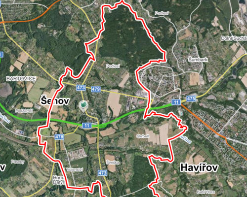 Pozemek pro stavbu rodinného domu v Šenově u Ostravy Pozemek pro stavbu rodinného domu v Šenově u Ostravy