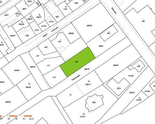 Poř. č. 31 - Pozemek parc. č. St. 640, k.ú. Zábřeh - Hulváky Poř. č. 31 - Pozemek parc. č. St. 640, k.ú. Zábřeh - Hulváky