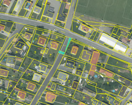 Pozemky - ostatní komunikace o výměře 57 m2 , Mokré Lazce, okr. Opava