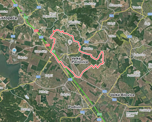 1/4 pozemku - vinice, Velké Pavlovice. Exekuční dražba. 1/4 pozemku - vinice, Velké Pavlovice. Exekuční dražba.