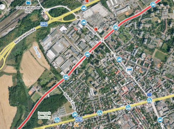 Pronájem bytu 3+1 s terasou, Ostrava - Mariánské Hory