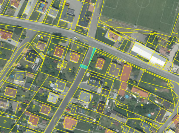 Pozemky - ostatní komunikace o výměře 57 m2 , Mokré Lazce, okr. Opava